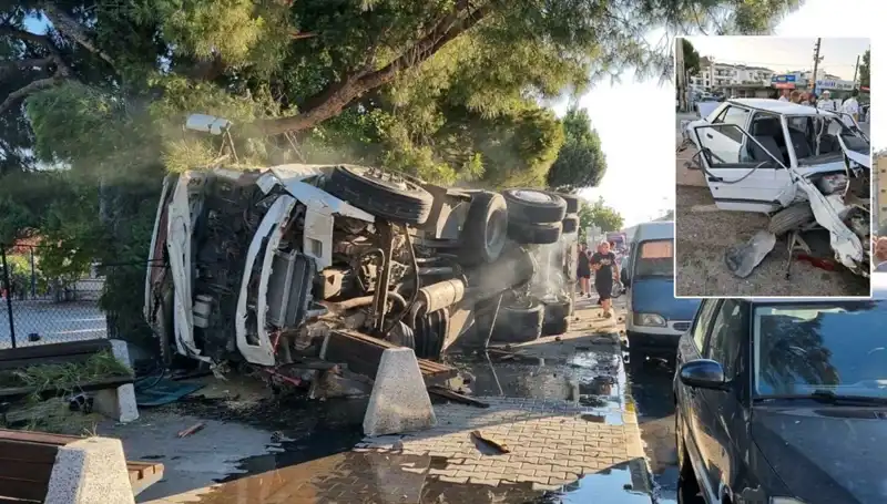 Freni Patlayan Kamyon, Trafik Işıklarında Kaos Yaratıyor!