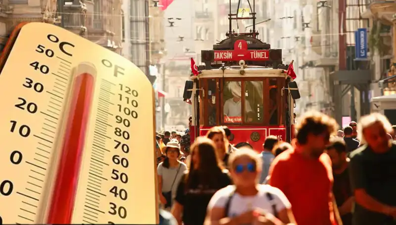 İstanbul'da Hava Sıcaklığı Artarken Pazar Günü Yağmur Bekleniyor