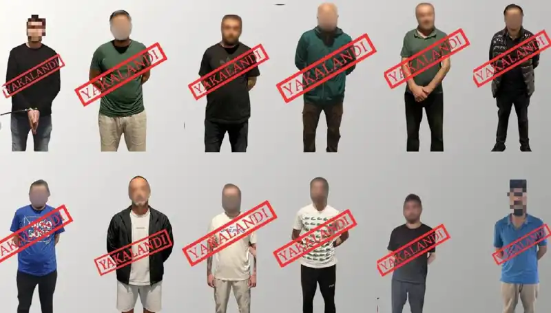 Kırmızı Bültenle Aranan 12 Kişi Türkiye'de Yakalandı!