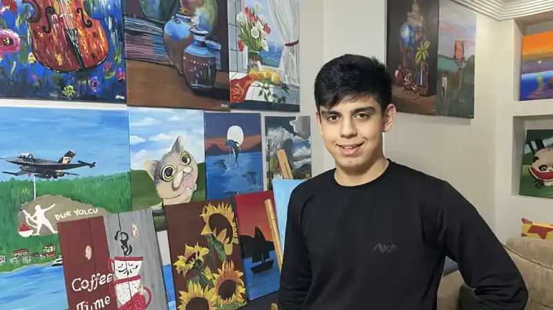 Otizmli Çocuk Ressam Okan’ın Engelsiz Sanat Yolculuğu