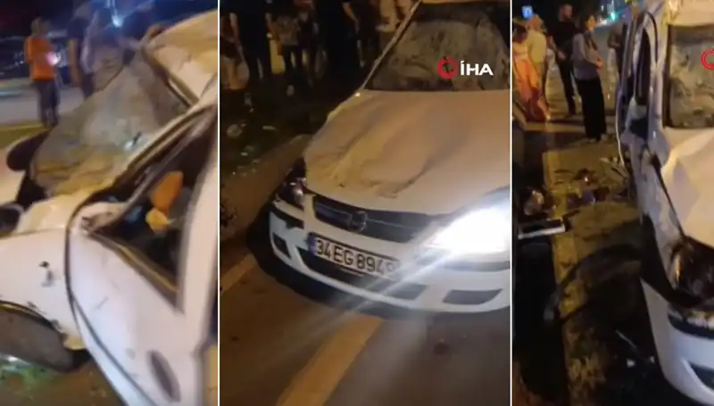 İstanbul Sahil Yolunda Korku Dolu Anlar: Ucuz Atlattığı Kaza