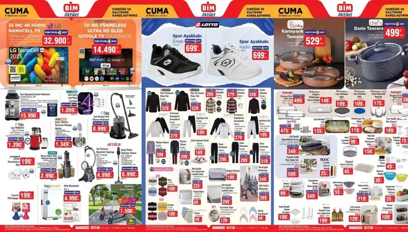 BİM 31 Ekim'de Tanıtacağı Aktüel Ürünlerle Dikkat Çekiyor!